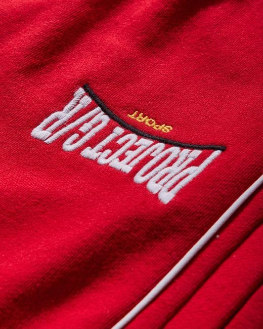 PROJECT G/R Men S Reconstructed Hybrid Track Jacket Red for men