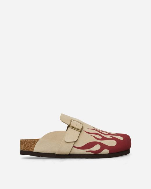 Hysteric Glamour White Women S Fire Pattern Sandals