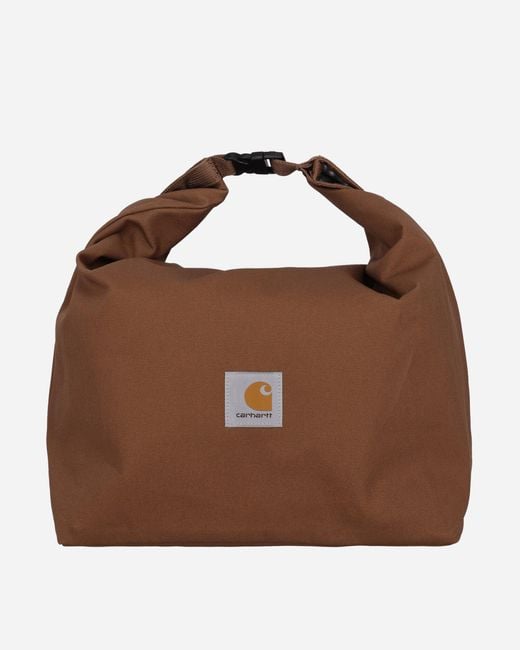 Carhartt Brown Canvas Roll-up Insulated Bag Hamilton for men