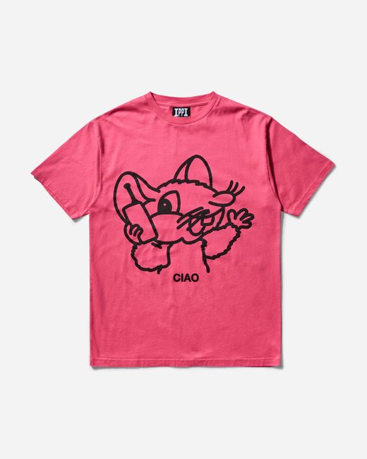Public Possession Pink Ciao Ciao T-Shirt Cherry for men