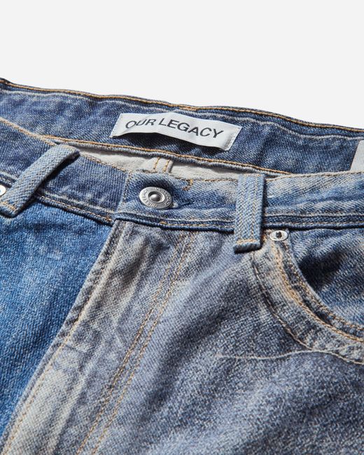 Our Legacy Blue S Third Cut Jeans Digital Denim Print for men