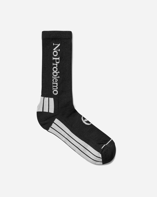 No Problemo Black Logo Socks for men