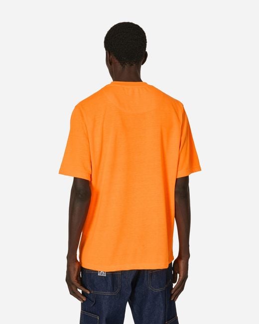 Ben Davis Work Clothes Orange Heavy Duty Classic Label Pocket T-Shirt for men