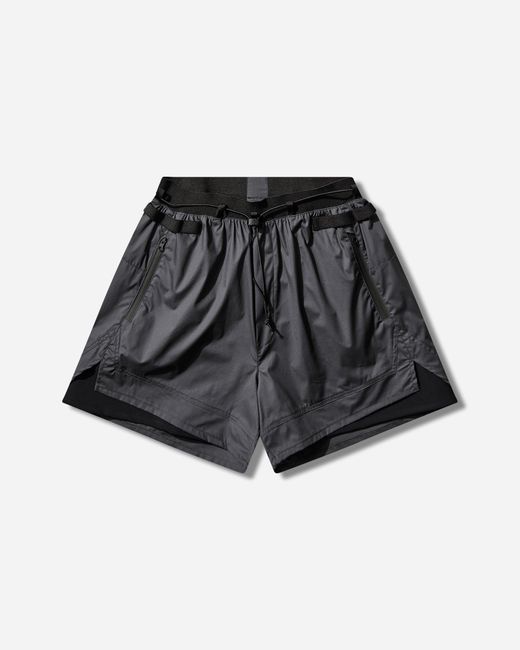 GR10K Black Men S Popelin Trail Shorts Charcoal for men
