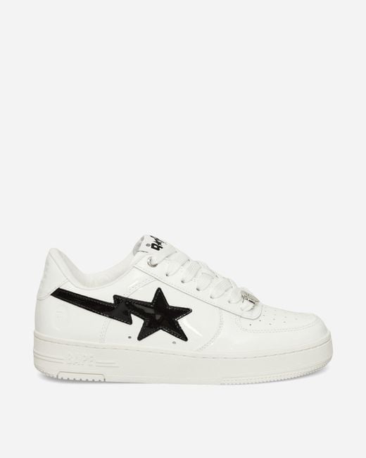 A Bathing Ape White Bape Sta 1 M2 Sneakers for men