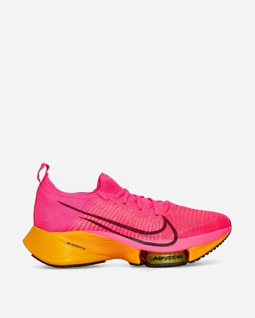 Nike Air Zoom Tempo Flyknit Sneakers Hyper Pink / Laser Orange for men