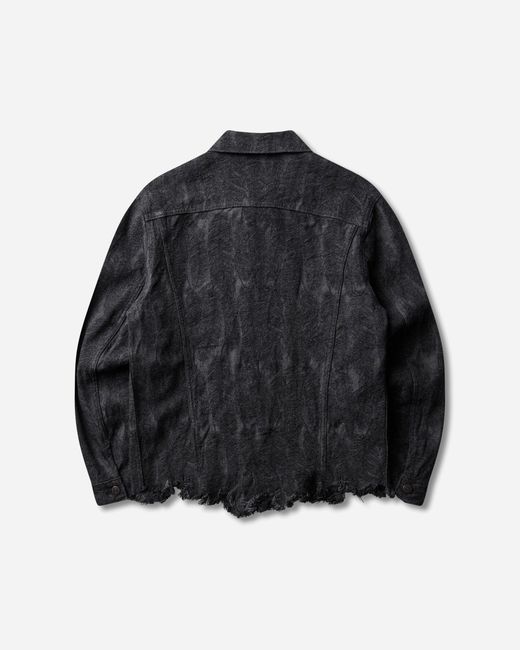 Kapital Black Men S 12oz Magpie Denim 3rd Jacket for men