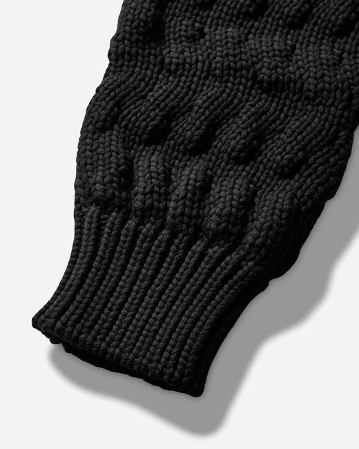_J.L - A.L_ Black S Mies Knit Sweater Shungite for men