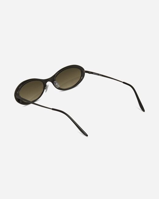 Our Legacy Green Tad Sunglasses Ashed Drainpipe for men