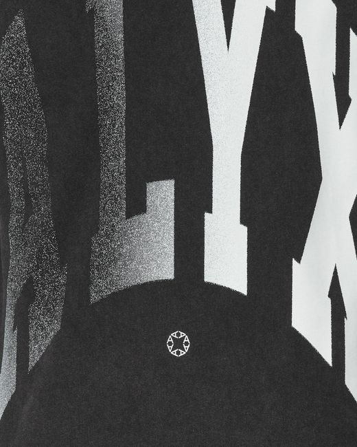 1017 ALYX 9SM Black Logo Print Graphic T-shirt Washed for men