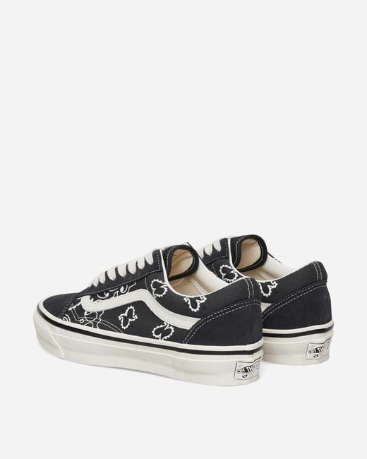 Vans White Premium Old Skool Bandana Sneakers for men