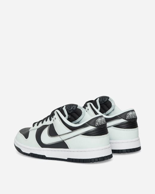 Nike White Dunk Low Retro Premium Sneakers Dark Smoke Barely for men
