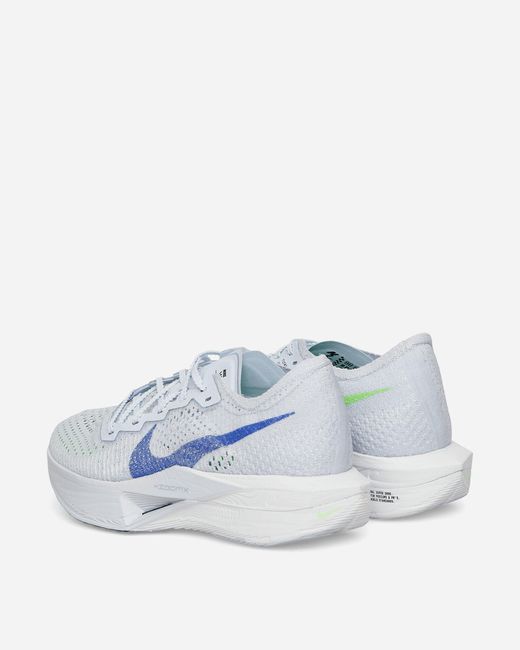 Nike Zoomx Vaporfly Next% 3 Sneakers Football Grey / Racer Blue for men