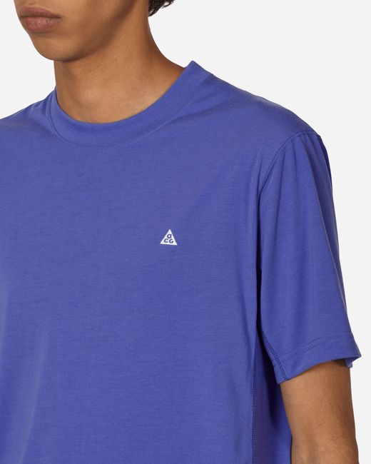 Nike Blue Acg Dri-fit Adv Goat Rocks T-shirt Persian Violet for men