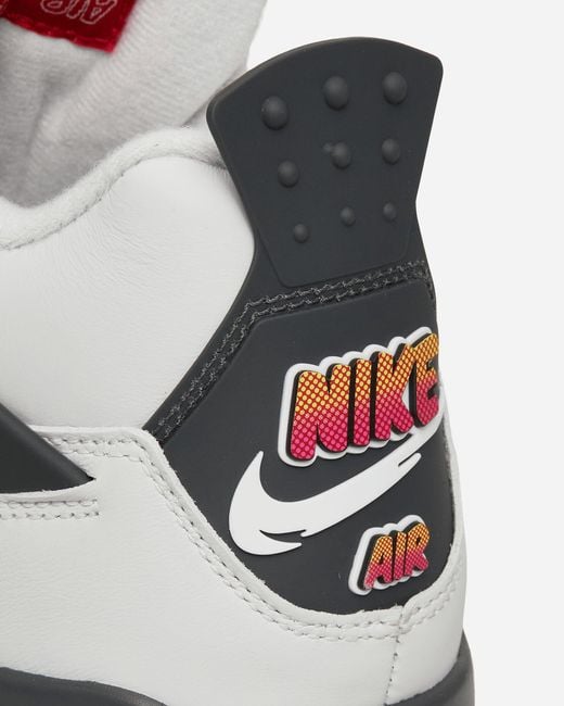 Nike Pink Air Jordan 4 Comic Sneakers Off Fire for men