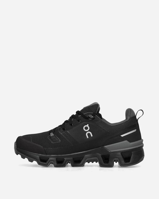 On Shoes Black Cloudwander Sneakers / Eclipse for men