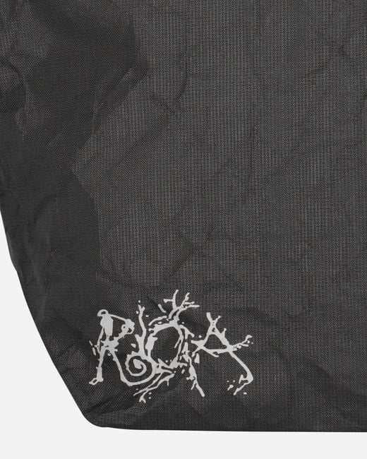 Roa Black Nightfall Medallion Drybag for men
