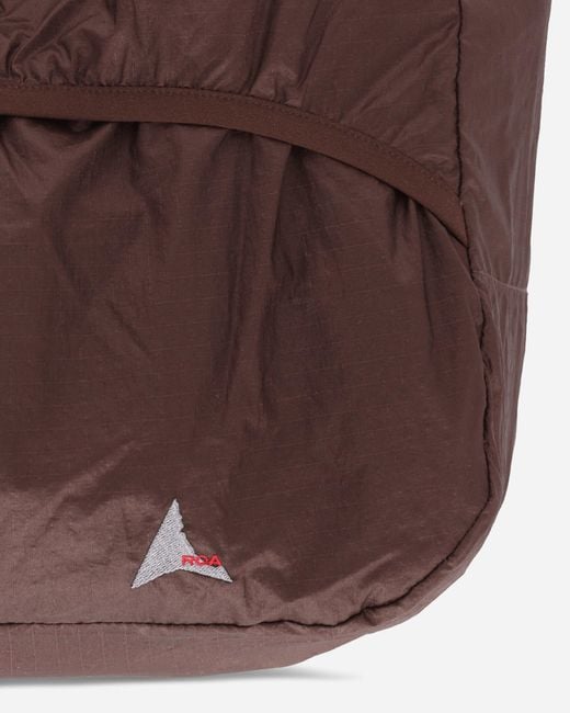 Roa Brown Laki Packable Knot Bag Bitter Chocolate for men