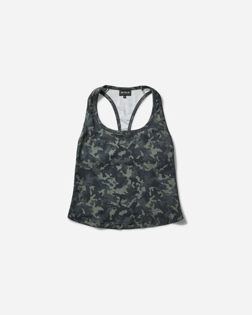 Nii HAI Multicolor Women S Camo Print Vest Top Green