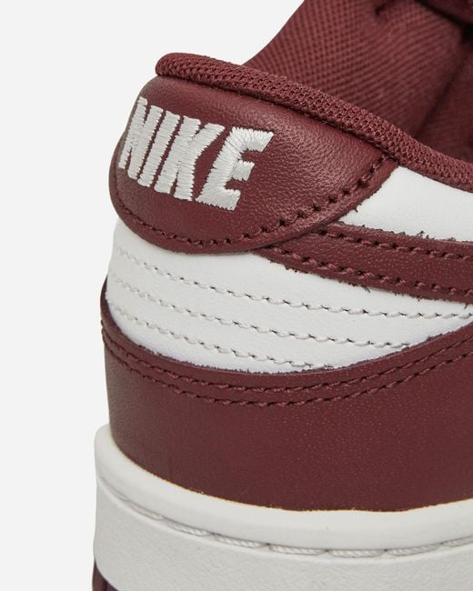 Nike Dunk Low Retro Sneakers Redwood for men