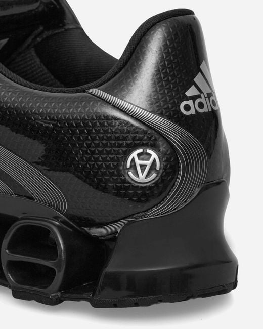 Adidas Black Slam Jam F50 Tunit Mega Consortium Sneakers Core / Silver Metallic for men