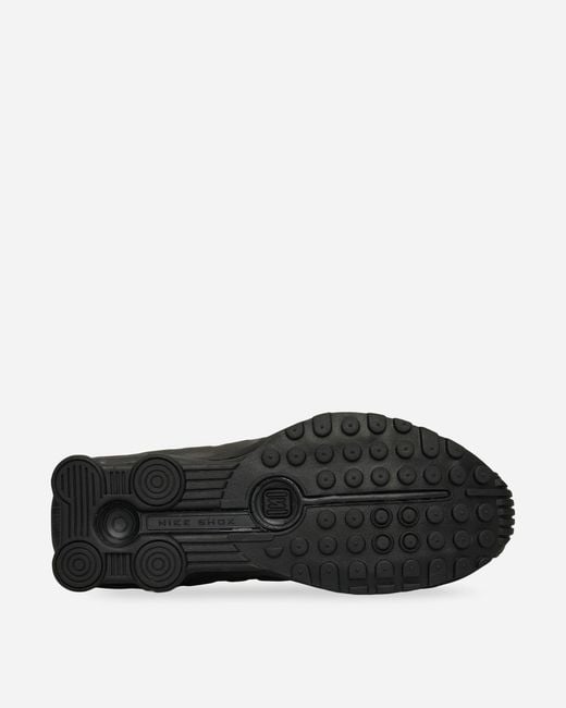Nike Black Shox R4 Sneakers Bright Crimson for men