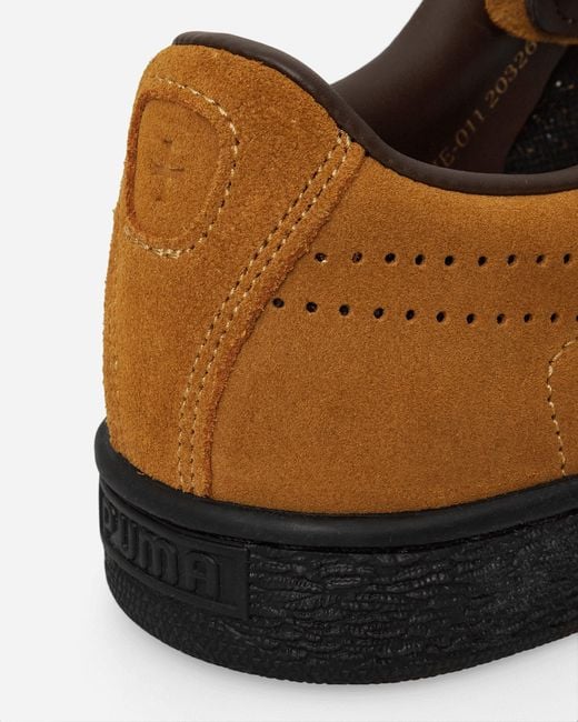 PUMA Brown X Noah Suede Classic Velcro Sneakers for men