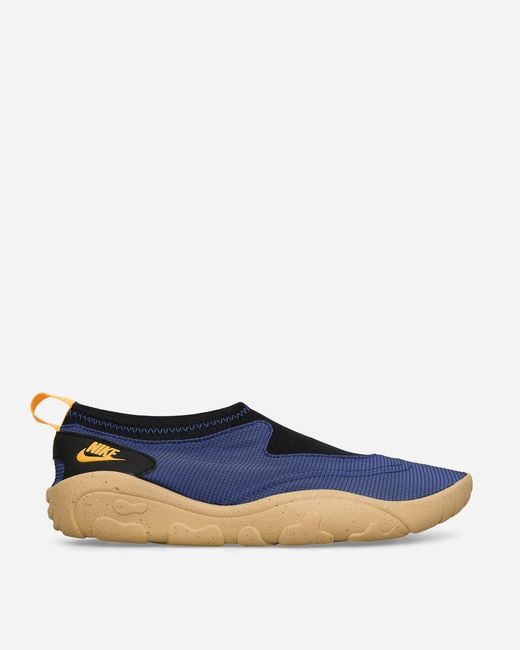 Nike Blue Aqua Turf Sneakers Deep Night / Laser Orange for men