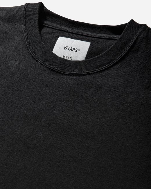 (w)taps Black S Sign-Yd Longsleeve T-Shirt for men