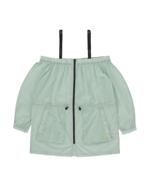 Nike Green S Utility Off Shoulder Jacket