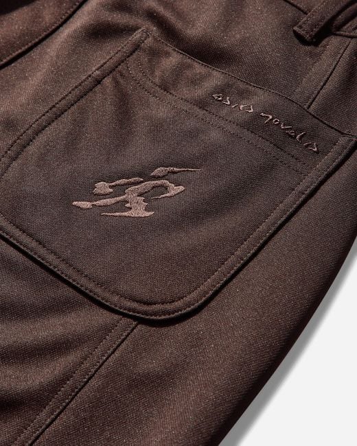 Asics Brown Novalis Styrax Track Pants Mole for men