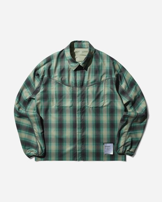 Satisfy Green PeaceShell Recycled Stretch Shirt for men