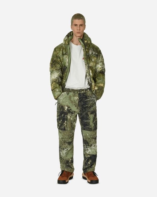 Nike Acg All-over Print Cargo Pants Oil Green / Medium Olive for men