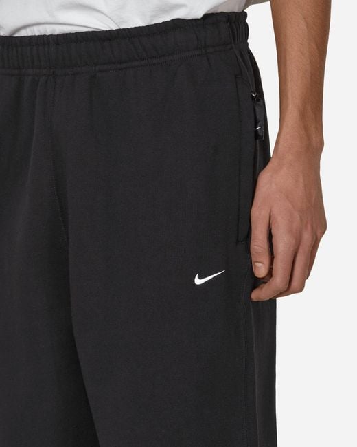 Nike Black Solo Swoosh Sweatpants for men