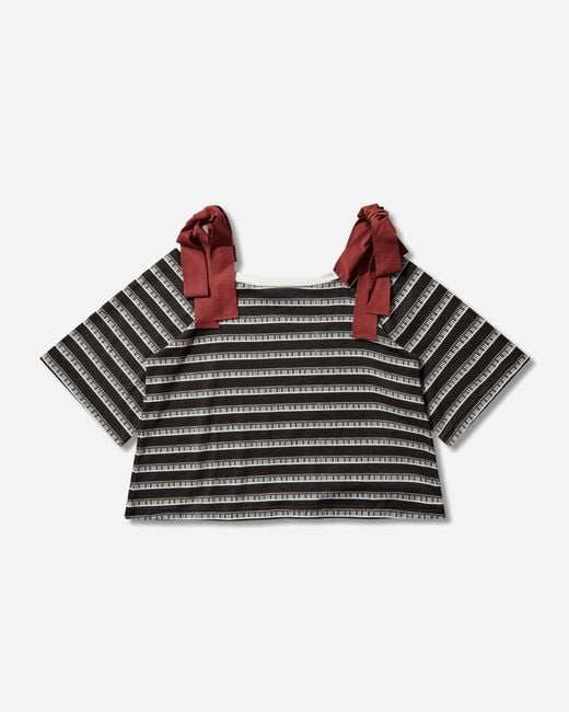 Undercover Black S Bow Top Border