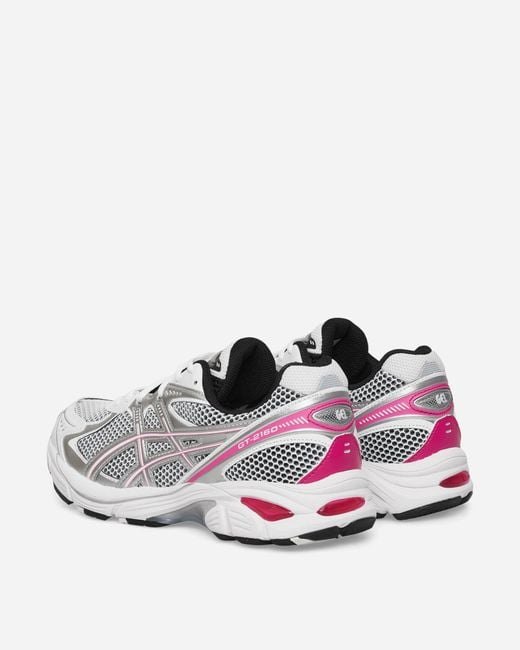 Asics White Gt-2160 Sneakers Raspberry for men
