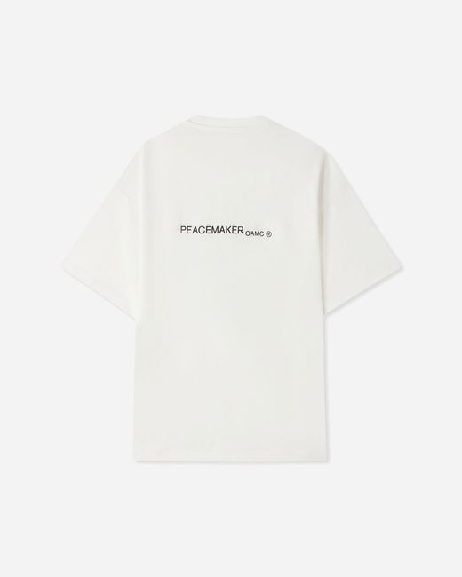 Oamc Peacemaker Blue S Lighter T-Shirt Snow for men