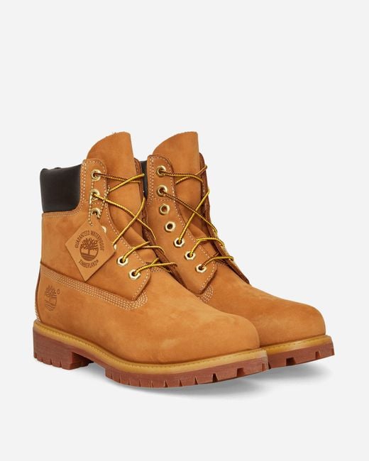 Timberland Brown Premium Inch Boots Wheat for men