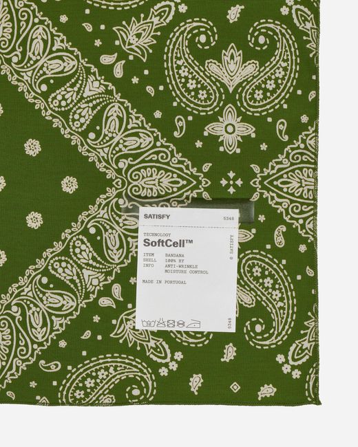 Satisfy Green Softcell Bandana for men