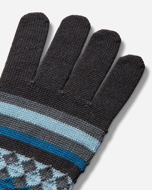 Asics Blue Novalis Aquifolia Knit Gloves Anchor Grey / Sky for men