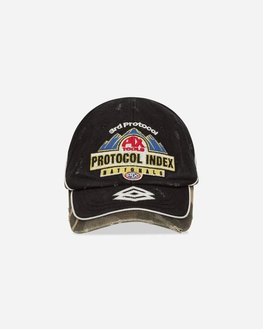 Protocol Index Racing Cap in Black for Men | Lyst Australia