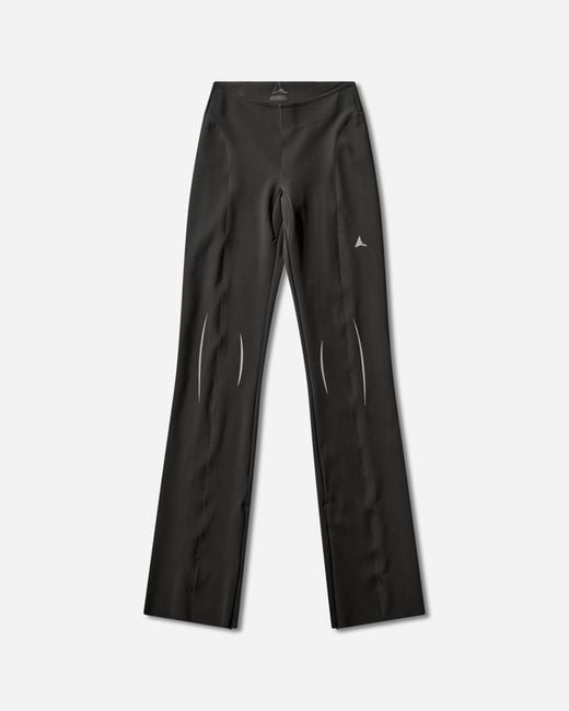 Roa Black Women S Tenna Compression Flared leggings Petrol