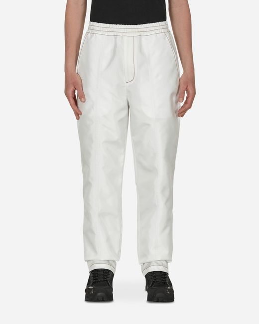 KANGHYUK White Airbag String Trousers for men