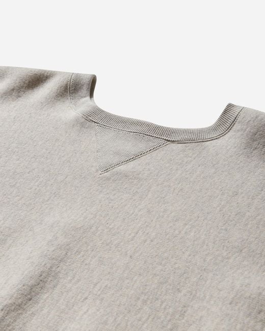 Champion Natural Men S Made In Japan Crewneck Sweatshirt Silver Gray for men