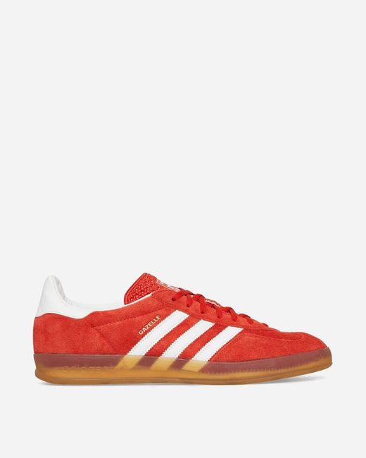 Adidas Red Wmns Gazelle Indoor Sneakers Bold / Cloud White for men
