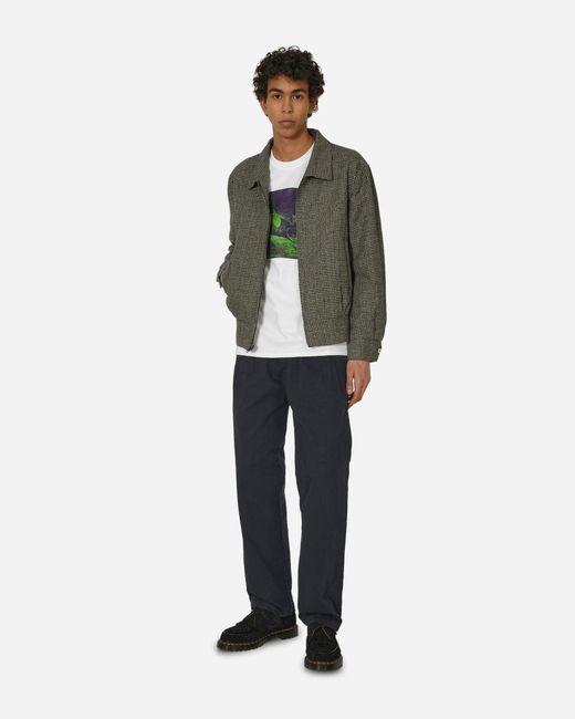 Noah Double-Pleat Herringbone Pant in Blue for Men | Lyst UK