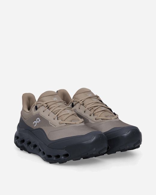 On Shoes Gray Men S Cloudhoriz 2 Waterproof Sneakers Soba / Eclipse for men