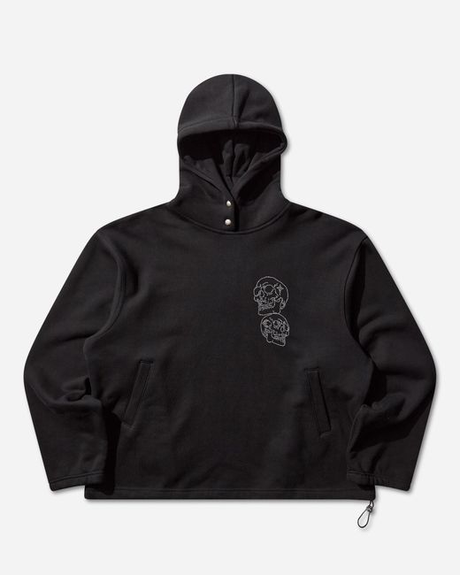 THUG CLUB Tc Angels Crystal Embellished Hoodie in Black for Men