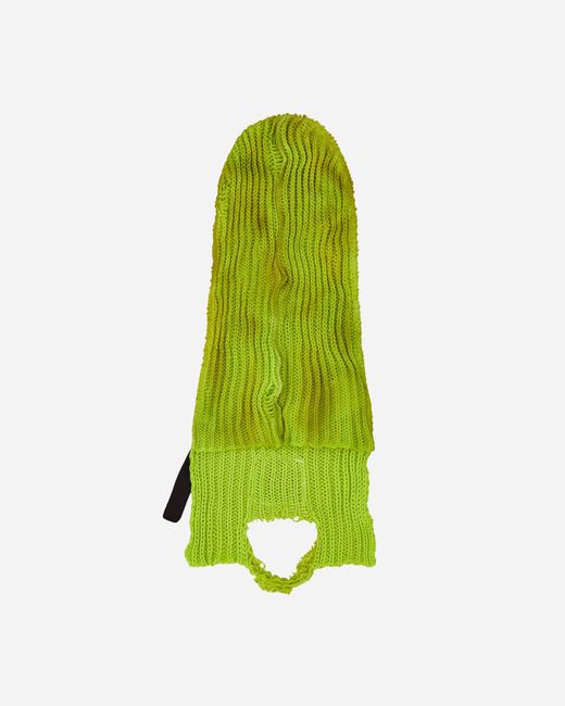 PUMA Green A$Ap Rocky Knitted Balaclava Lime Pow for men