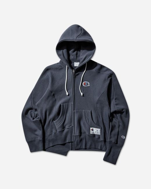 Undercover Blue S Champion Fleece Zip Hoodie for men